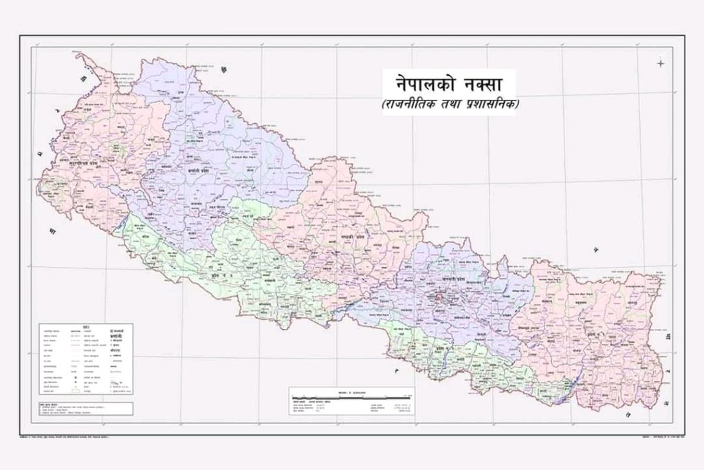 New Map of Nepal