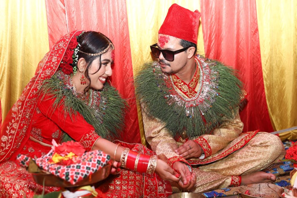 Singer Kamal Khatri got married to Melina Mainali
