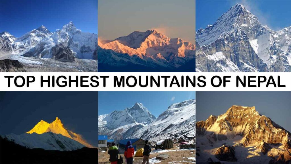 Top Highest Mountains of Nepal