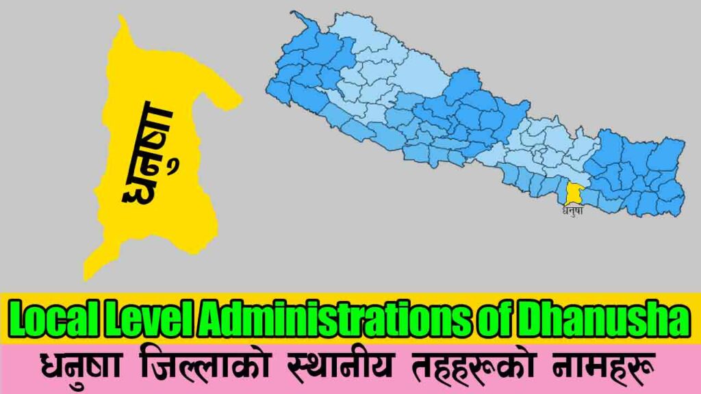 List of Local level governments / Administrations in Dhanusha District