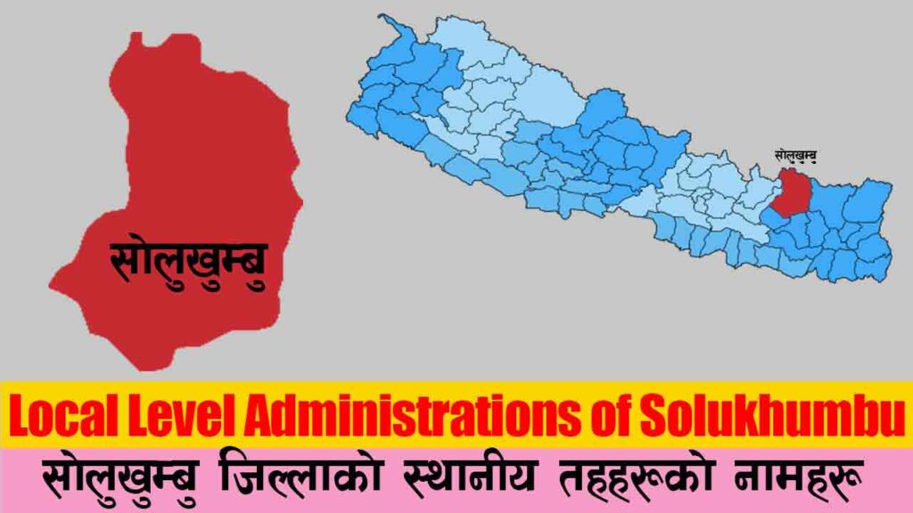 List of Local level governments / Administrations in Solukhumbu District